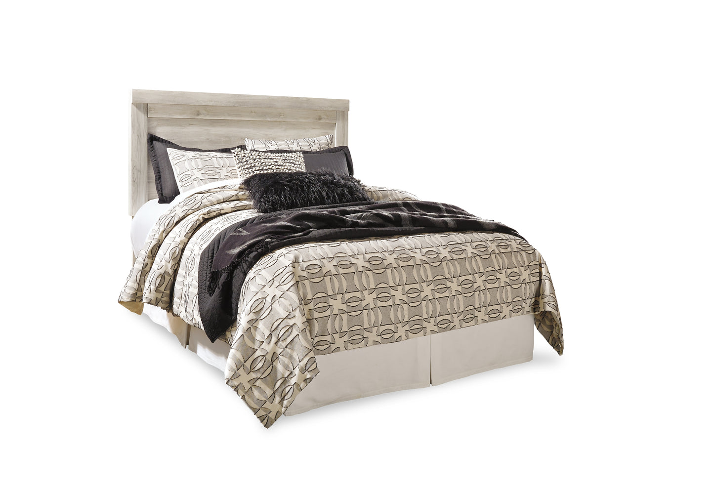 Bellaby Panel Headboard With Mirrored Dresser And Chest