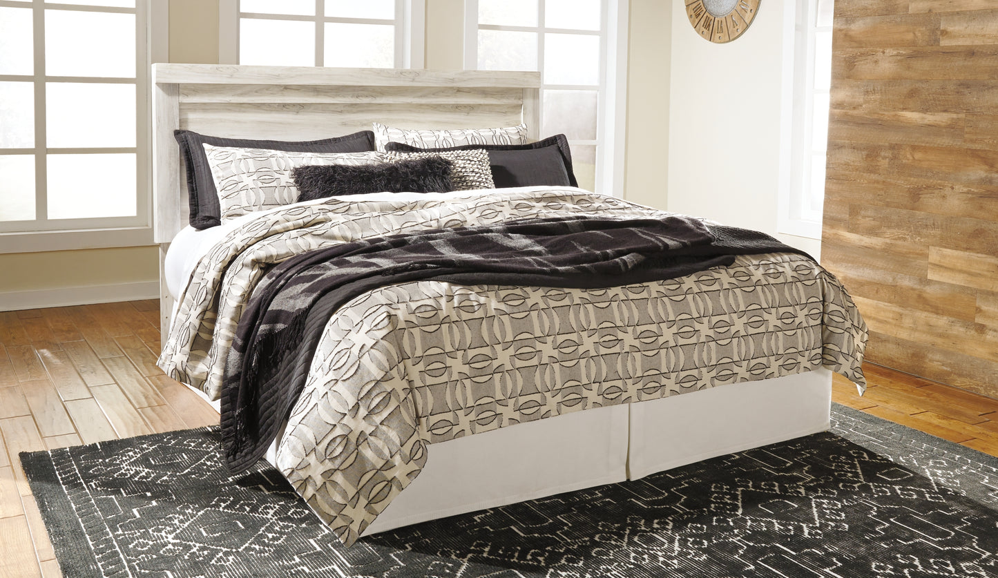 Bellaby Panel Headboard With Mirrored Dresser And Chest
