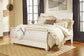 Willowton Queen Sleigh Bed with Mirrored Dresser and Chest