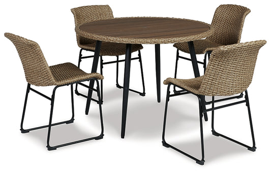 Ashley Express - Amaris Outdoor Dining Table and 4 Chairs