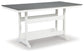 Transville Outdoor Counter Height Dining Table and 4 Barstools